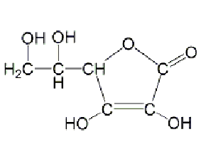 L(+)-抗壞血酸結(jié)構(gòu)式