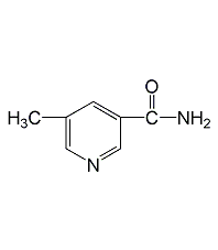 5-甲基煙酰氨結(jié)構(gòu)式